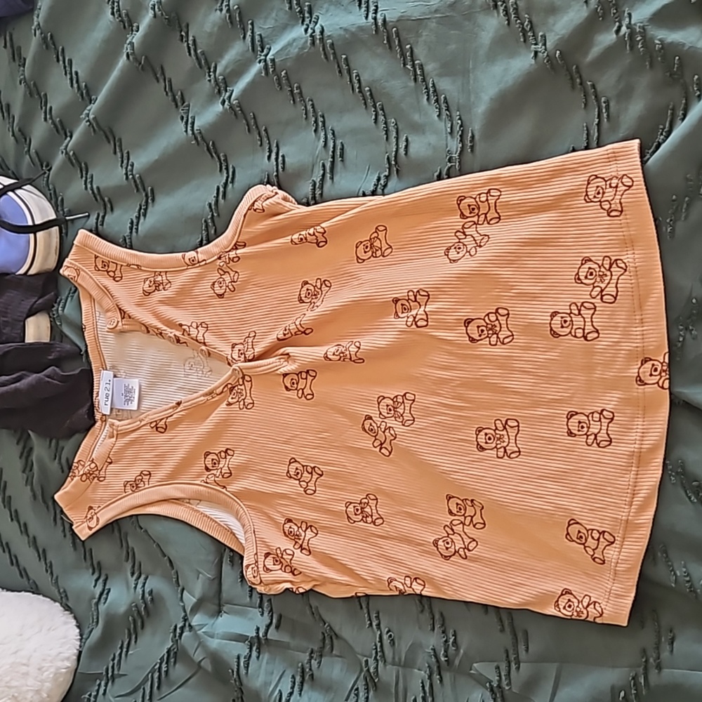 tank top with teddy bears